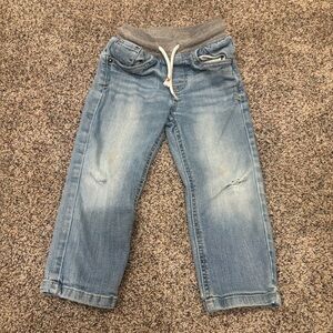 Cat & Jack Light Blue Kids Drawstring Waist Jeans size 3T
